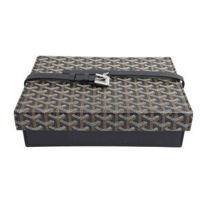 GOYARD trunk Case Wallet es black herringbone